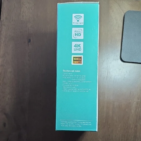 HD Digital TV Antenna with Signal Booster for Local Channels - Picture 2 of 4